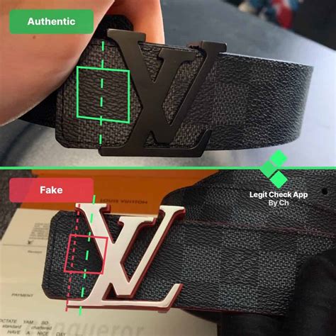 how to check if lv belt is real